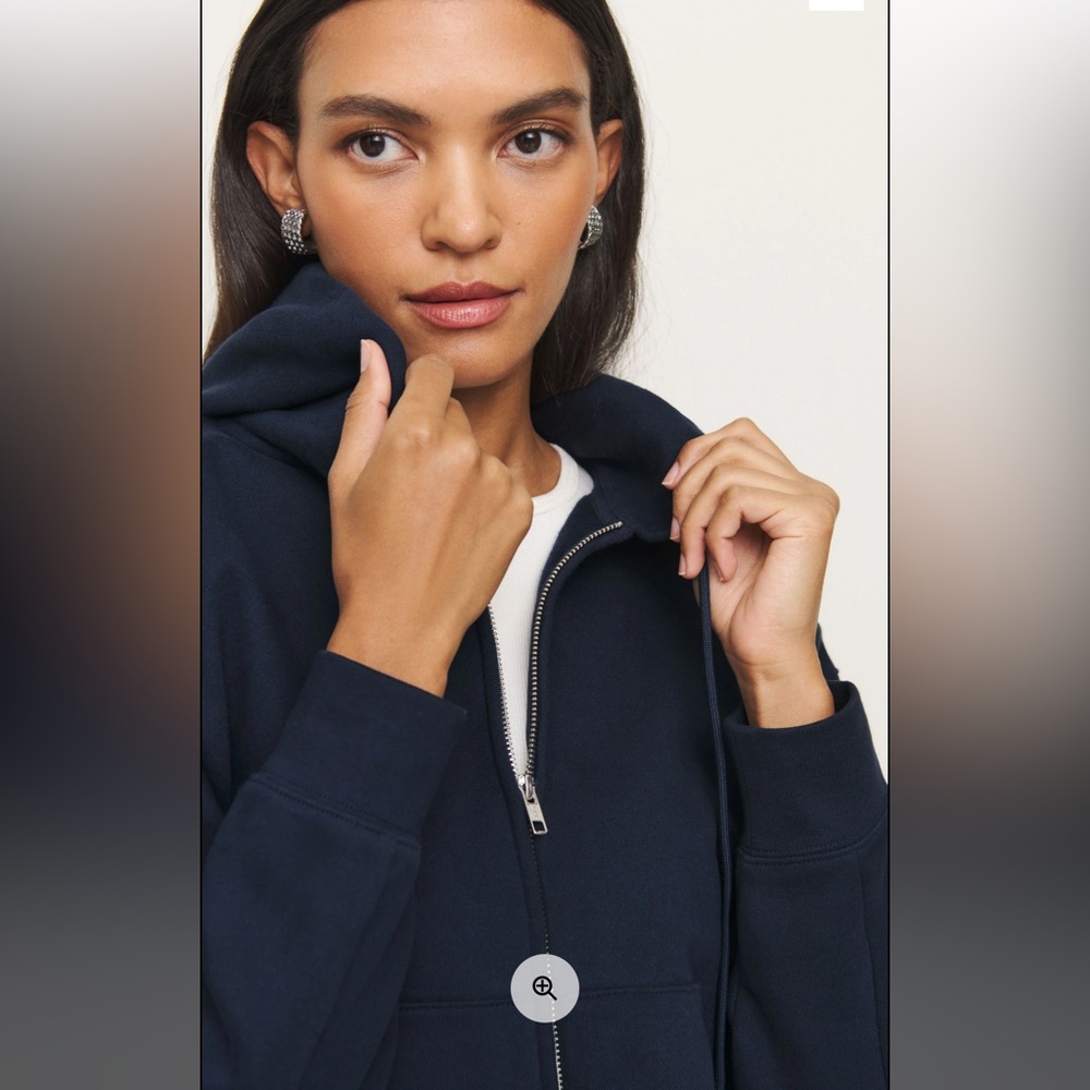 Reformation Kira wide leg and Austin zip up sweat set - Picture 4 of 6